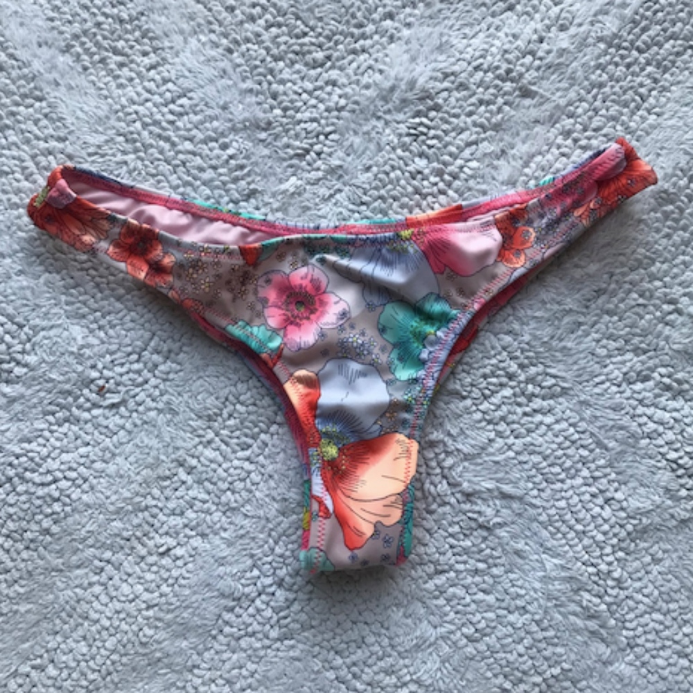 Victoria Secret Cheeky Floral Bikini Bottoms